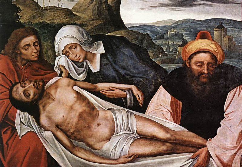 Die Klage über den Leichnam Christi - Quentin Metsys