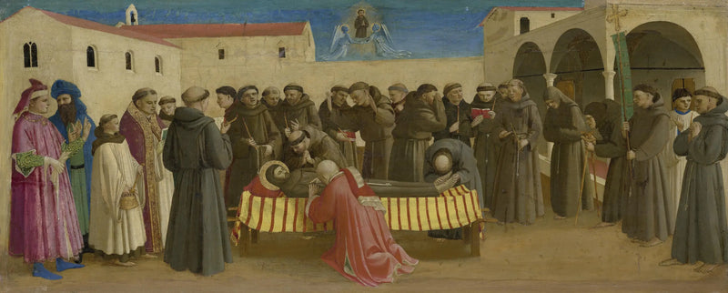 Die Klage über den heiligen Franziskus - Fra Angelico