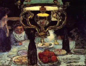 Die Lampe - Pierre Bonnard