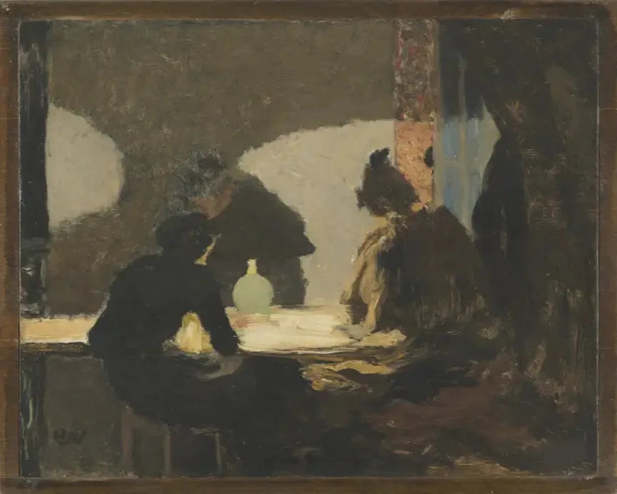 Die grüne Lampe - Édouard Vuillard