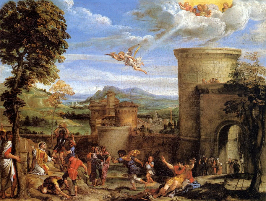 Die Steinigung des heiligen Stephanus - Annibale Carracci