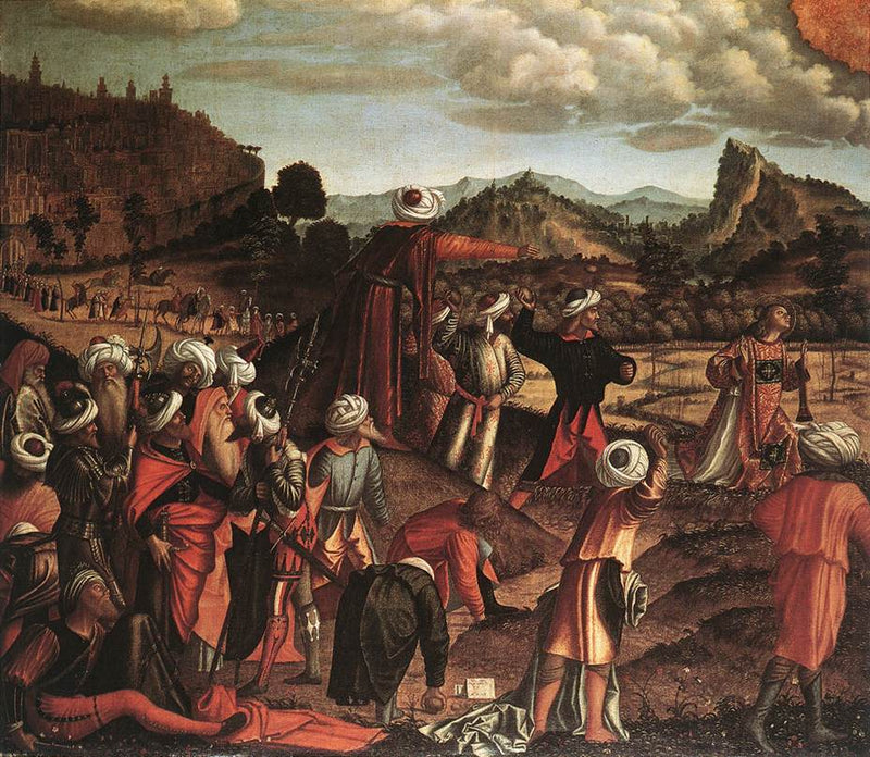 Die Steinigung des heiligen Stephanus - Vittore Carpaccio