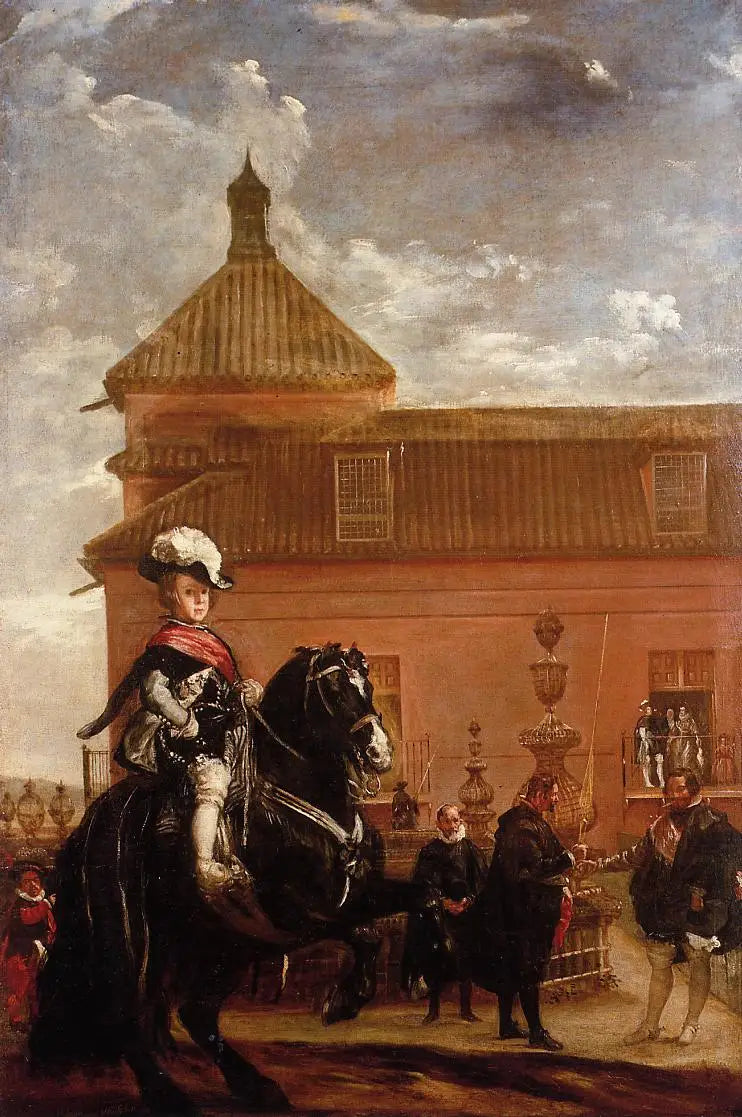 Die Reitstunde des Prinzen Balthazar Carlos - Diego Velázquez