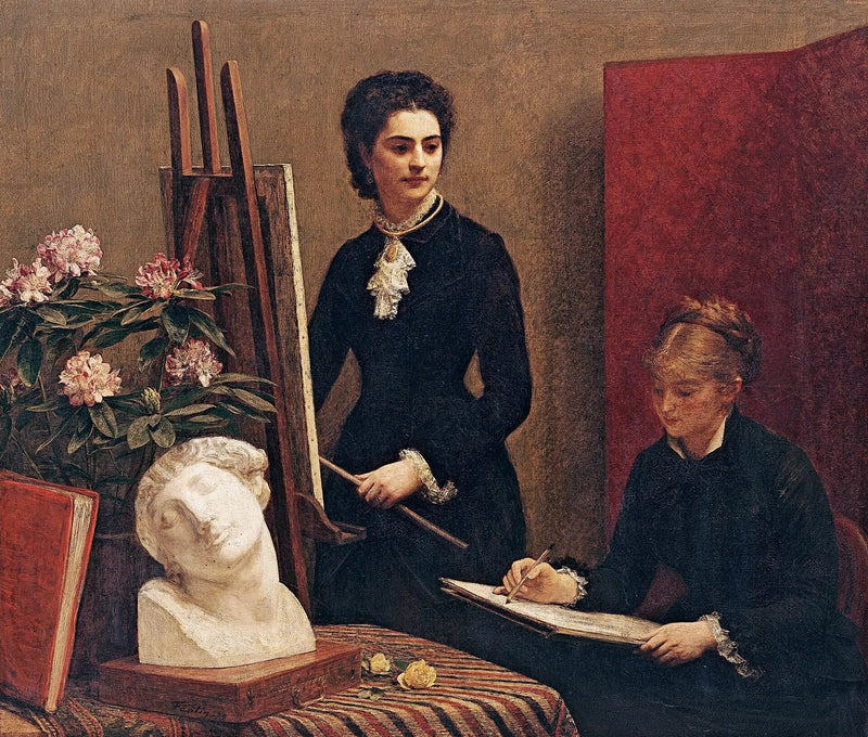 Die Zeichenstunde im Atelier - Henri Fantin-Latour