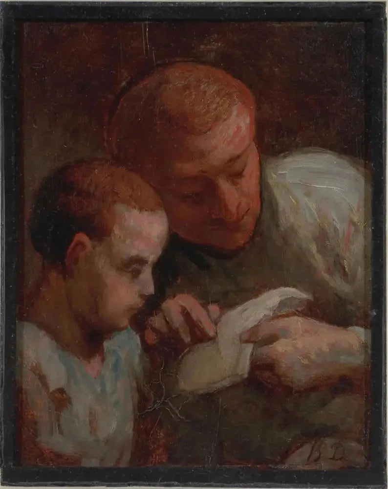 Die Lesestunde - Honoré Daumier