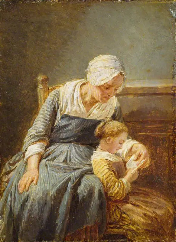 Die Lesestunde - Nicolas-Bernard Lepicié