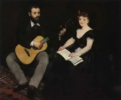 Die Musikstunde - Édouard Manet