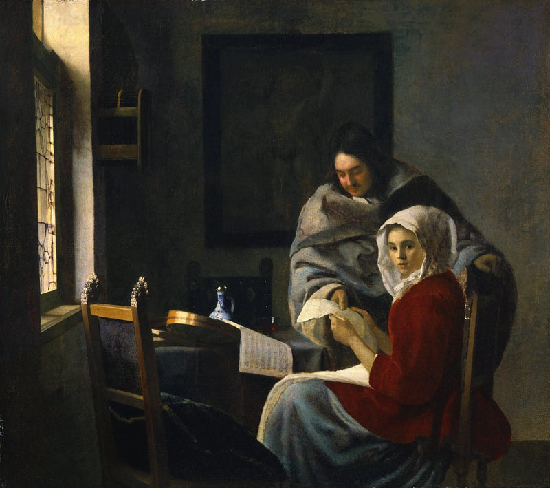 Die unterbrochene Musikstunde - Johannes Vermeer