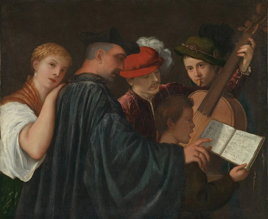 Die Musikstunde - Titian