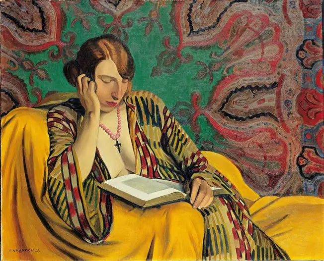Die Leserin - Félix Vallotton