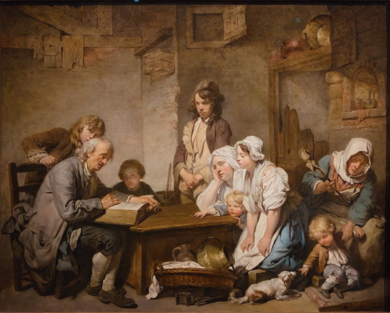 Die Bibellesung - Jean-Baptiste Greuze