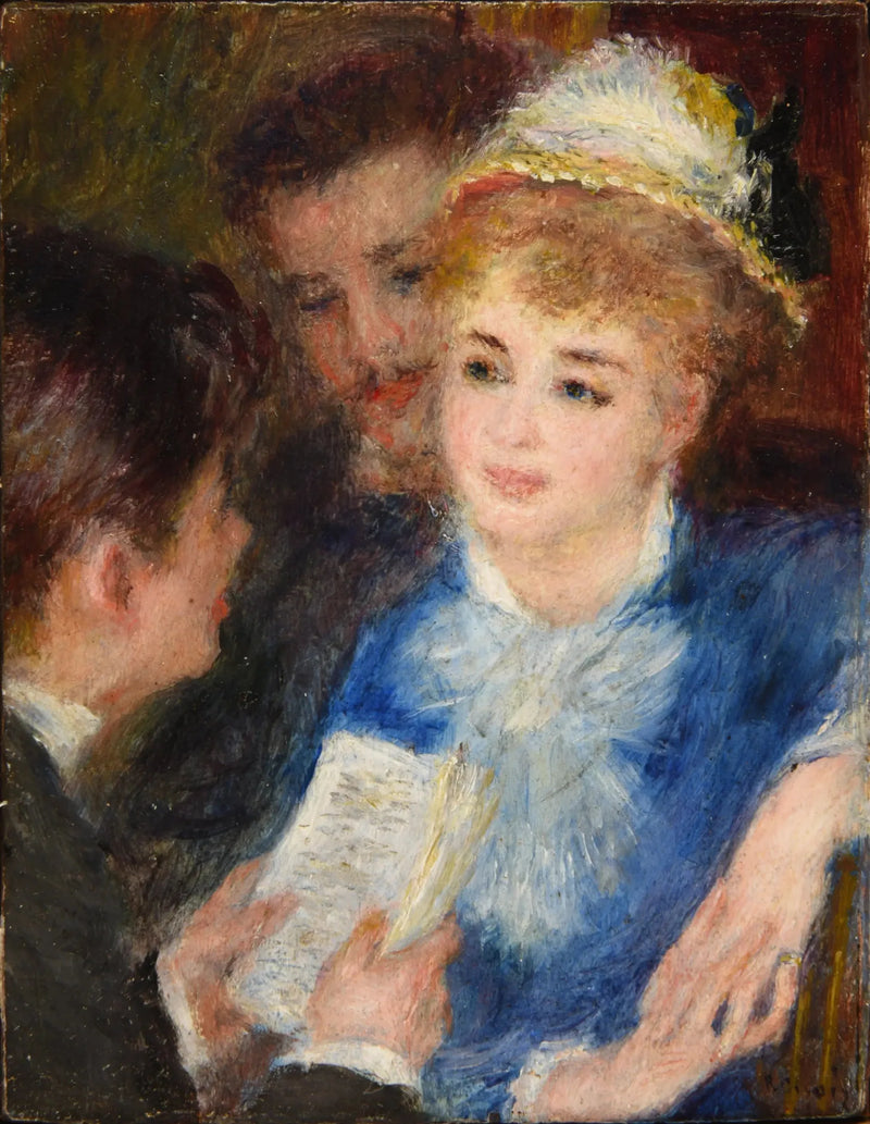 Die Rollenlesung - Pierre-Auguste Renoir
