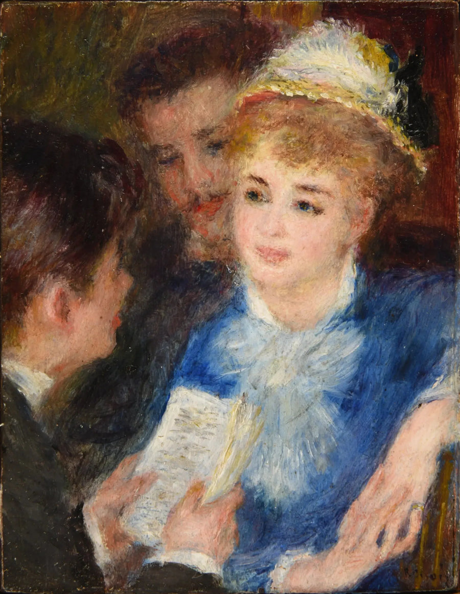 Die Rollenlesung - Pierre-Auguste Renoir