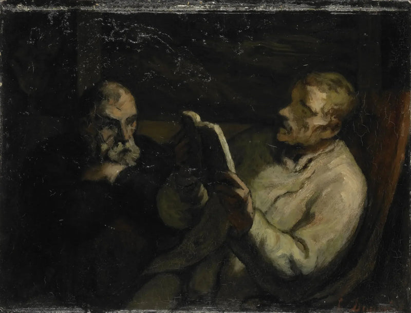 Das Lesen - Honoré Daumier