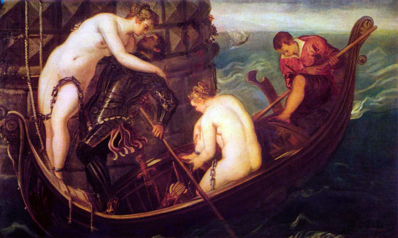 Die Befreiung von Arsinoë - Jacopo Tintoretto