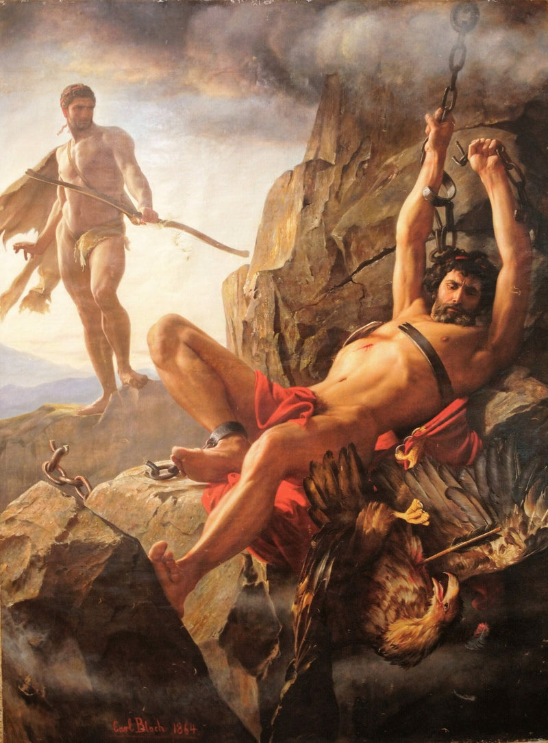 Die Befreiung des Prometheus - Carl Heinrich Bloch