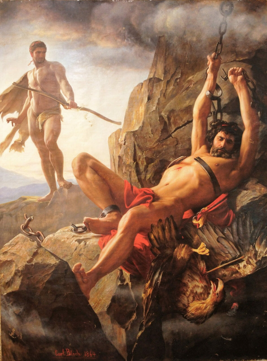 Die Befreiung des Prometheus - Carl Heinrich Bloch