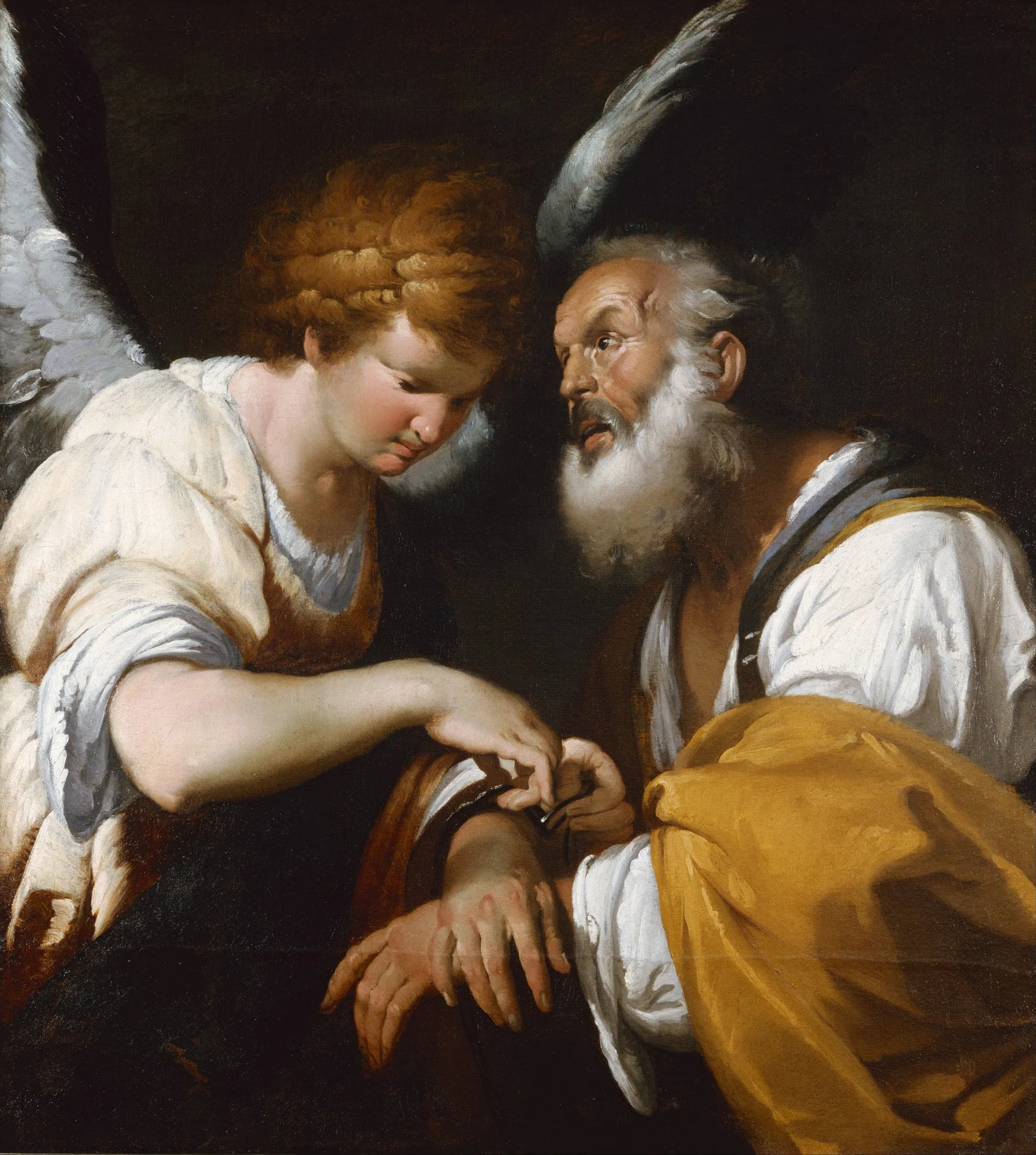 La libération de Saint Pierre - Bernardo Strozzi image 1 reproduction d’œuvre d’art à l’huile