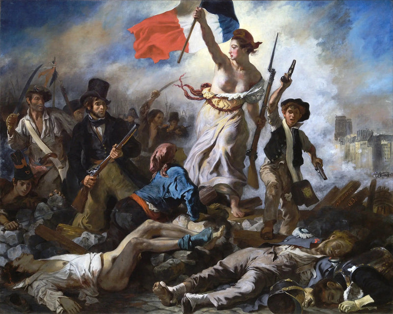 Die Freiheit führt das Volk - Eugène Delacroix