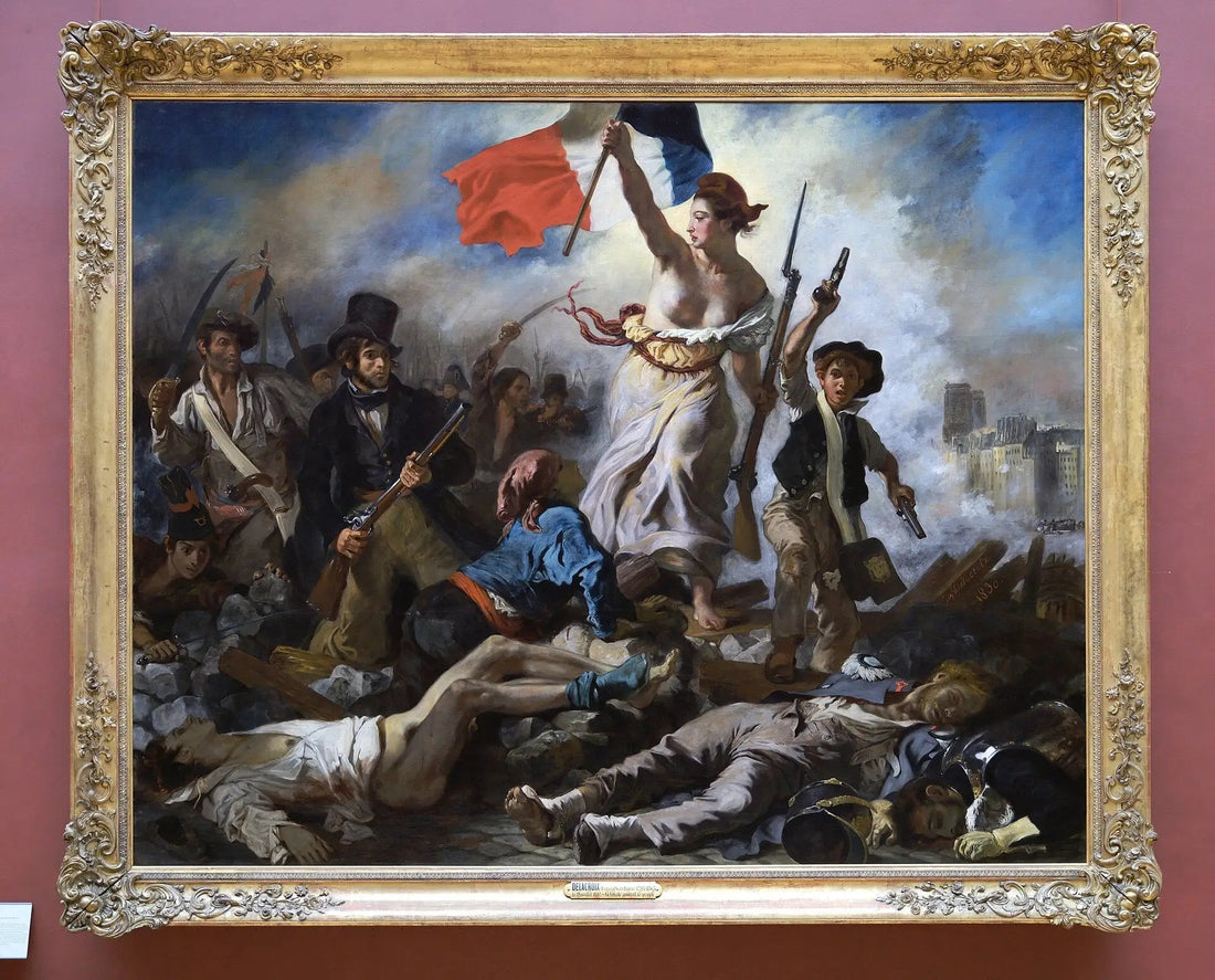 Die Freiheit führt das Volk - Eugène Delacroix