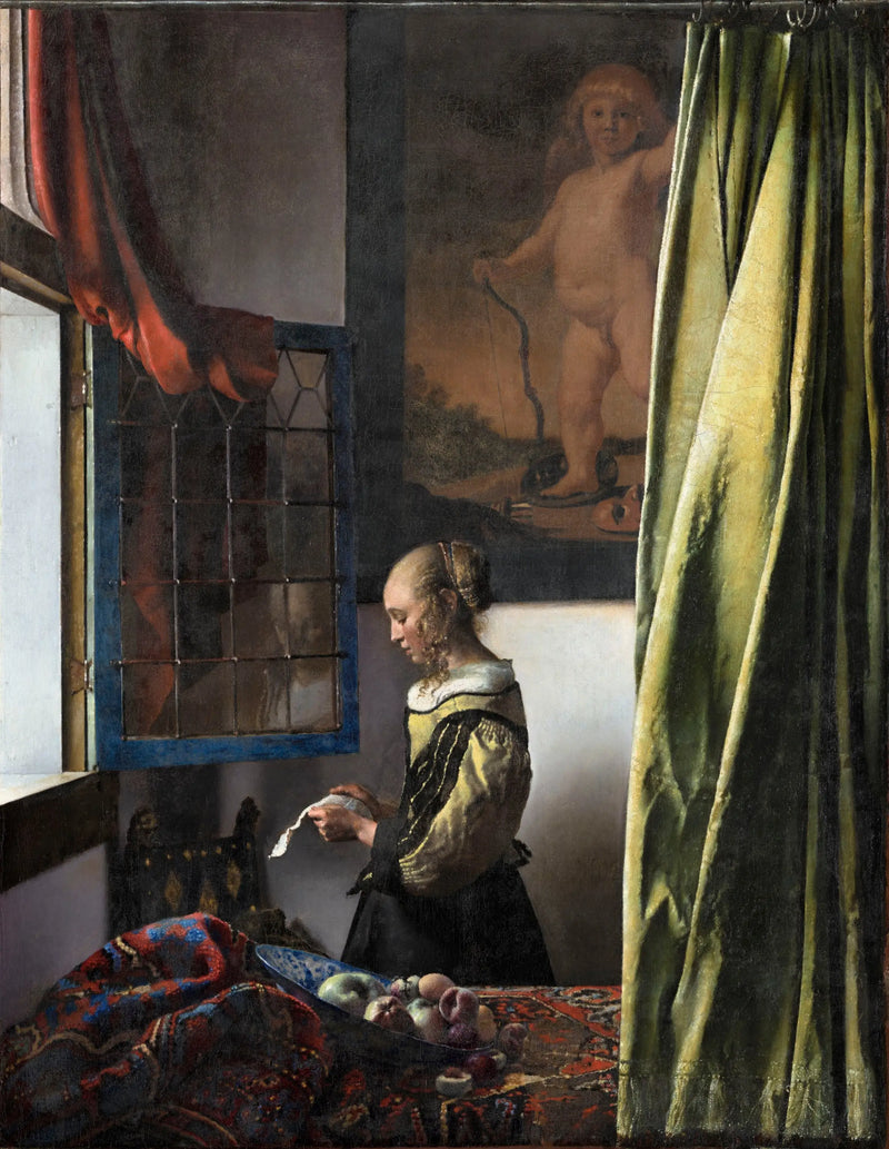 Die Lesende am Fenster - Johannes Vermeer