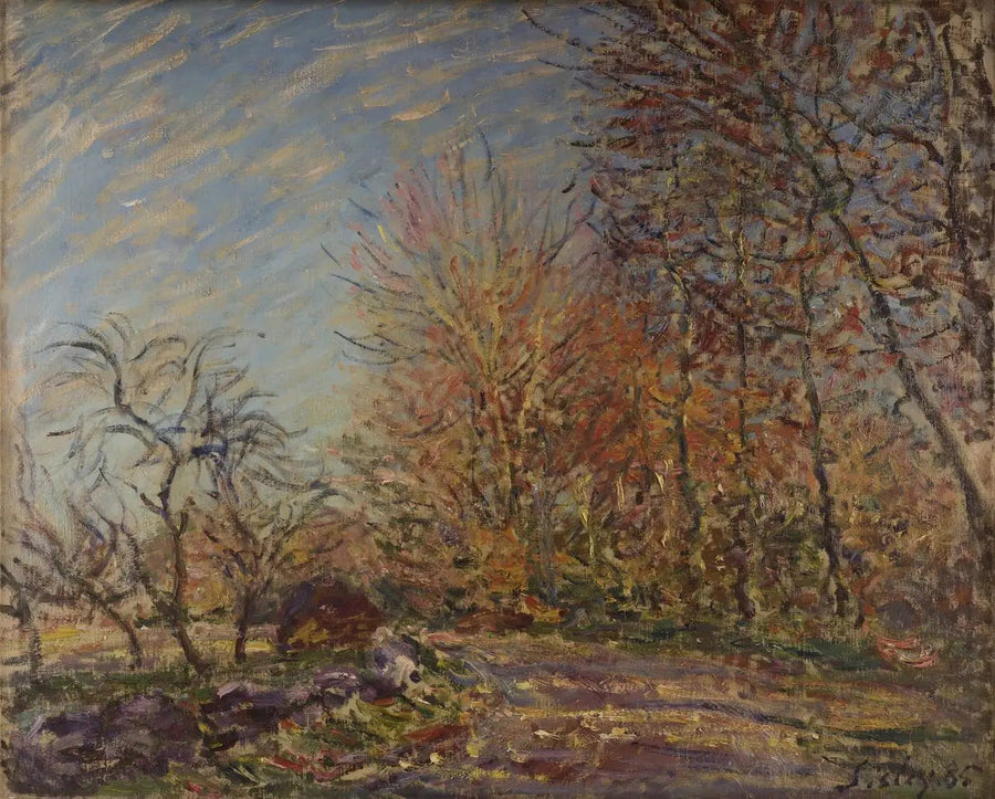 Der Waldrand von Fontainebleau - Alfred Sisley