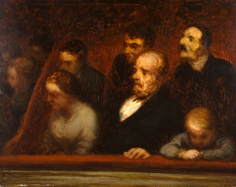 La Loge (In den Logen des Theaters) - Honoré Daumier