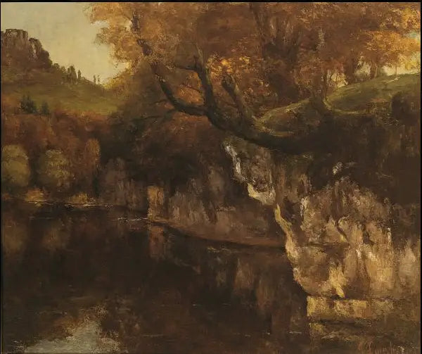 Die Loue in Scey-en-Varais - Gustave Courbet