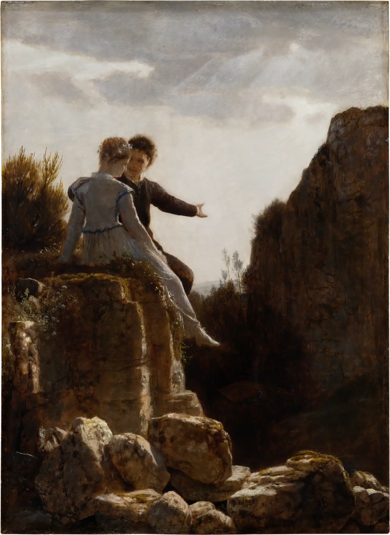 Die Hochzeitsreise - Arnold Böcklin