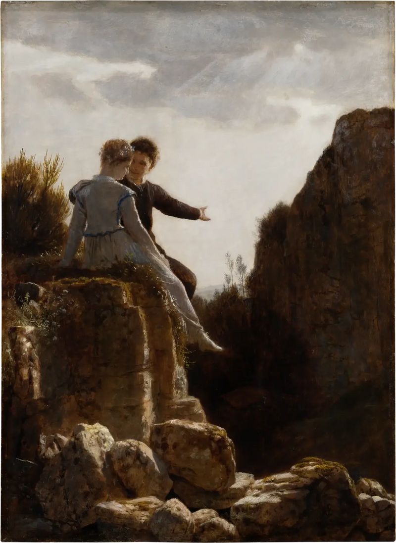 Die Hochzeitsreise - Arnold Böcklin