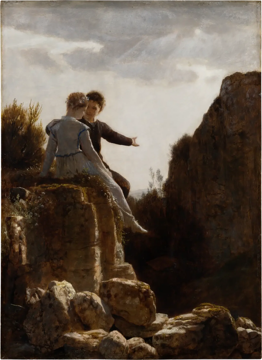Die Hochzeitsreise - Arnold Böcklin