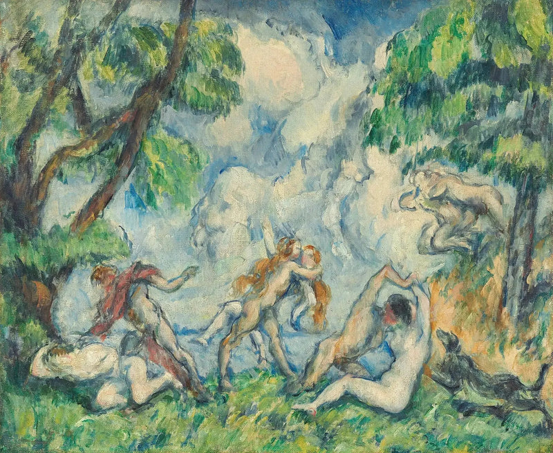 Der Kampf der Liebe - Paul Cézanne