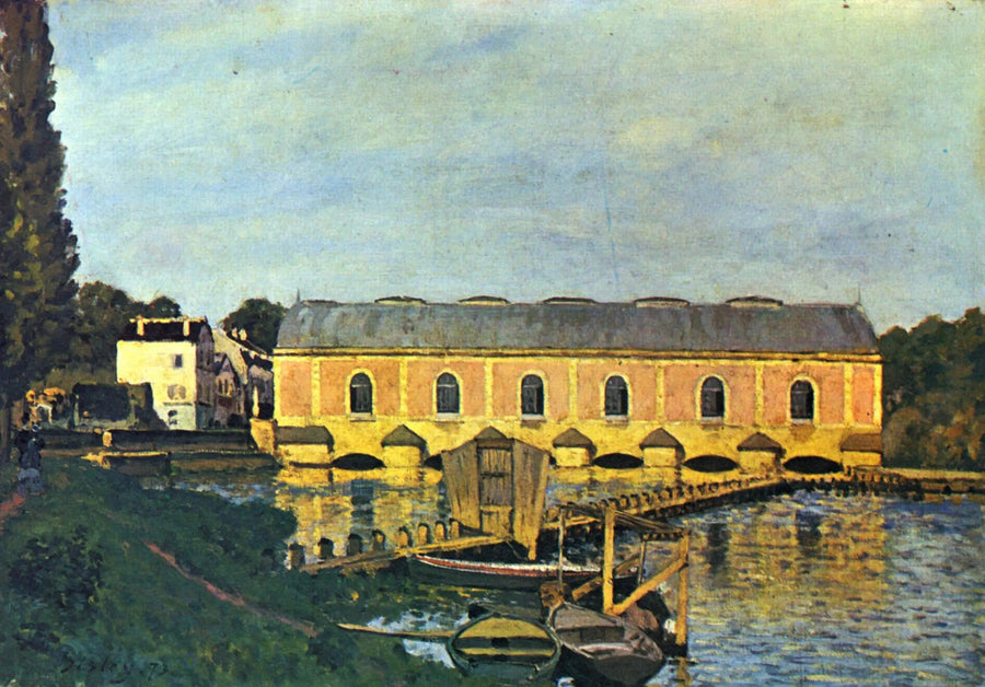 Die Maschine von Marly - Alfred Sisley
