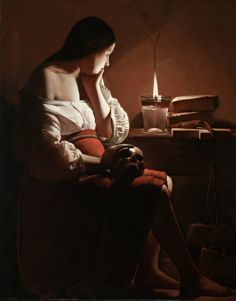 Die brennende Madeleine - Georges de La Tour