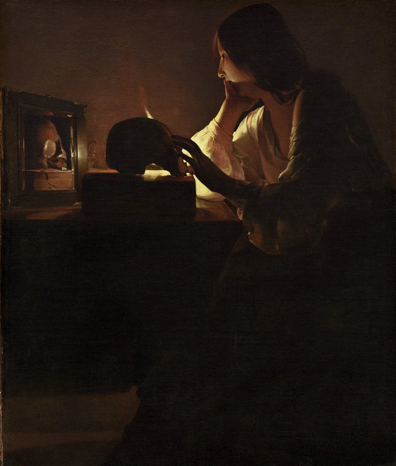 Die Madeleine vor dem Spiegel - Georges de La Tour