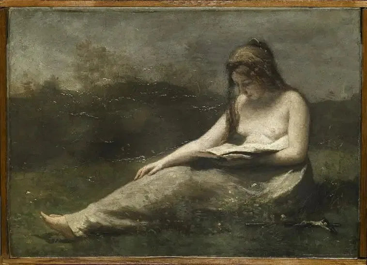 La Madeleine lisant - Jean-Baptiste Camille Corot