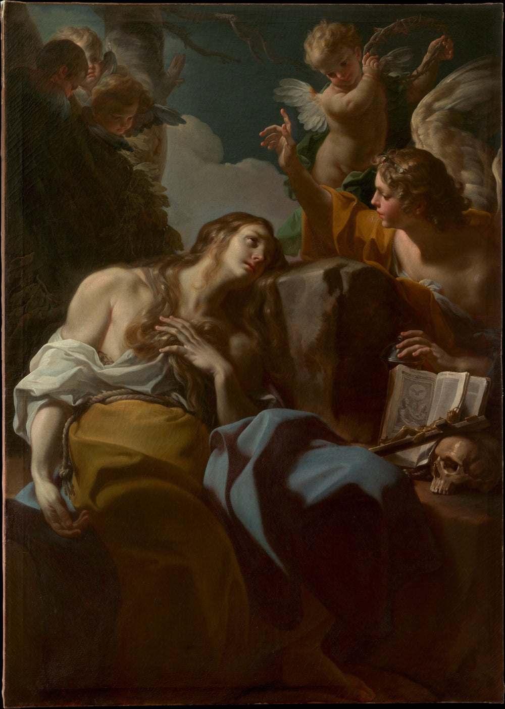 La Madeleine pénitente - Corrado Giaquinto image 1 reproduction artisanale de tableau