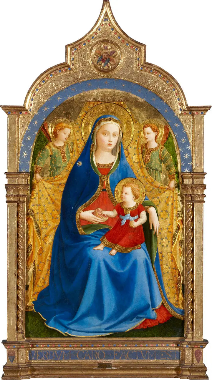 Die Madonna mit der Granatapfel - Fra Angelico