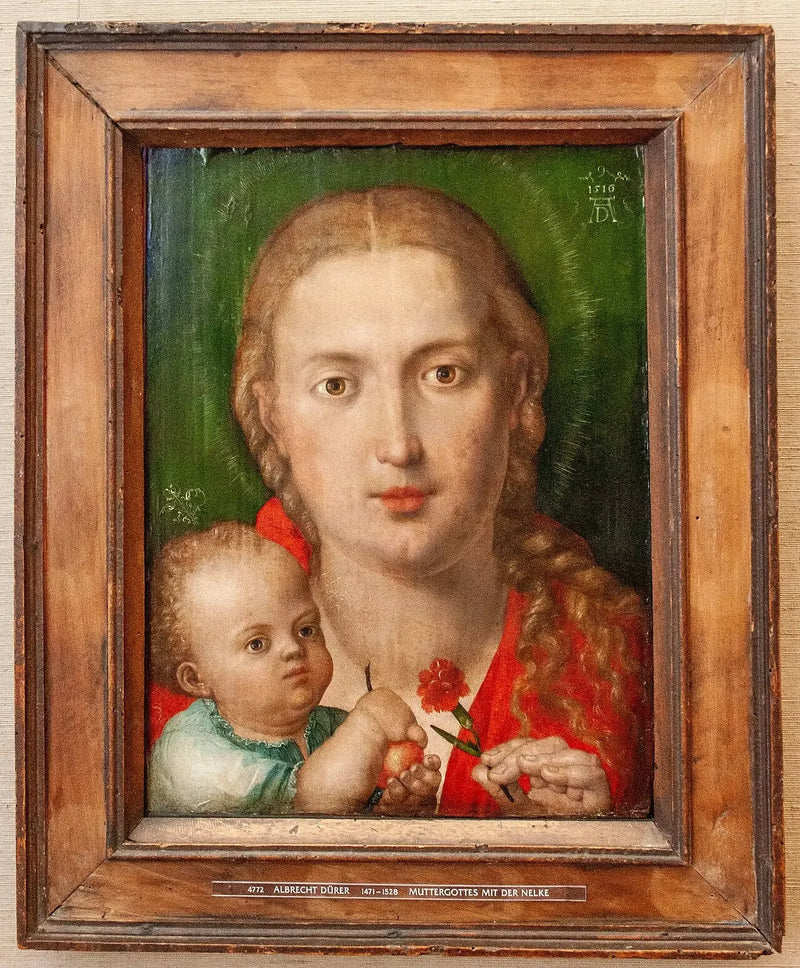 Die Madonna mit der Nelke - Albrecht Dürer