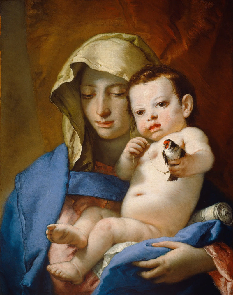 Die Madonna mit dem Distelfink - Giovanni Battista Tiepolo