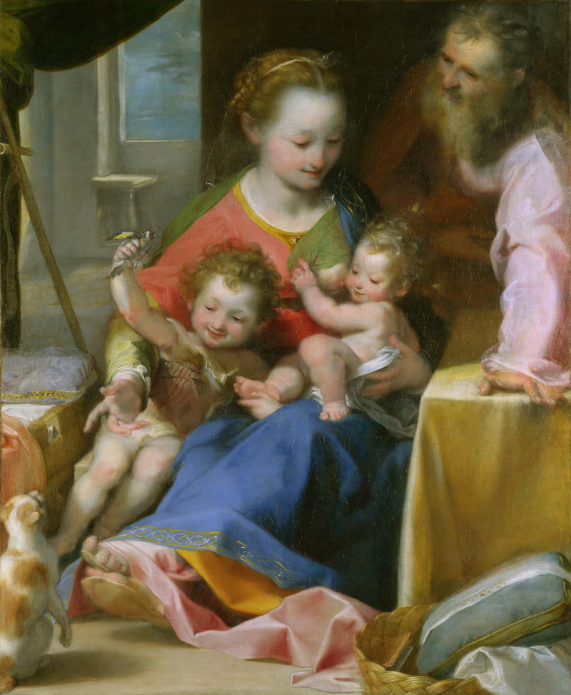 Die Madonna mit Katze (Baroccio) - Federico Barroci
