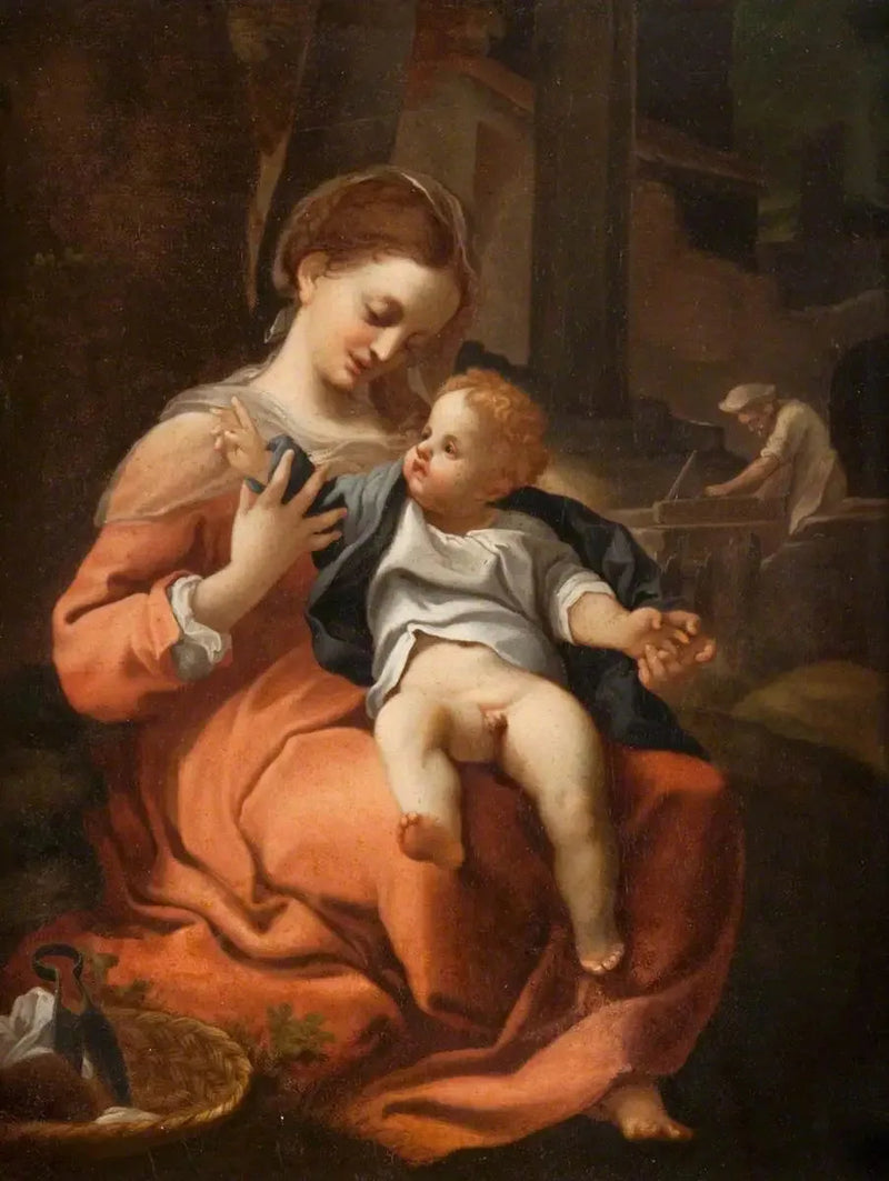 Die Madonna mit dem Korb - Antonio da Correggio