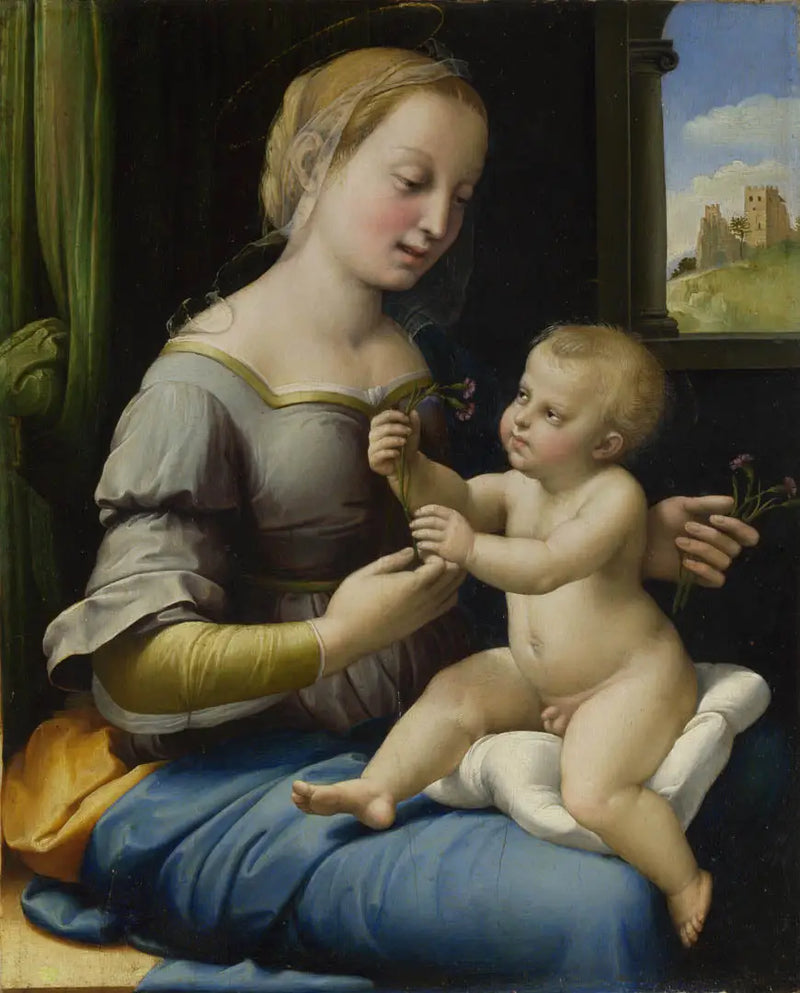 Die Madonna mit Nelken - Raphael Sanzio