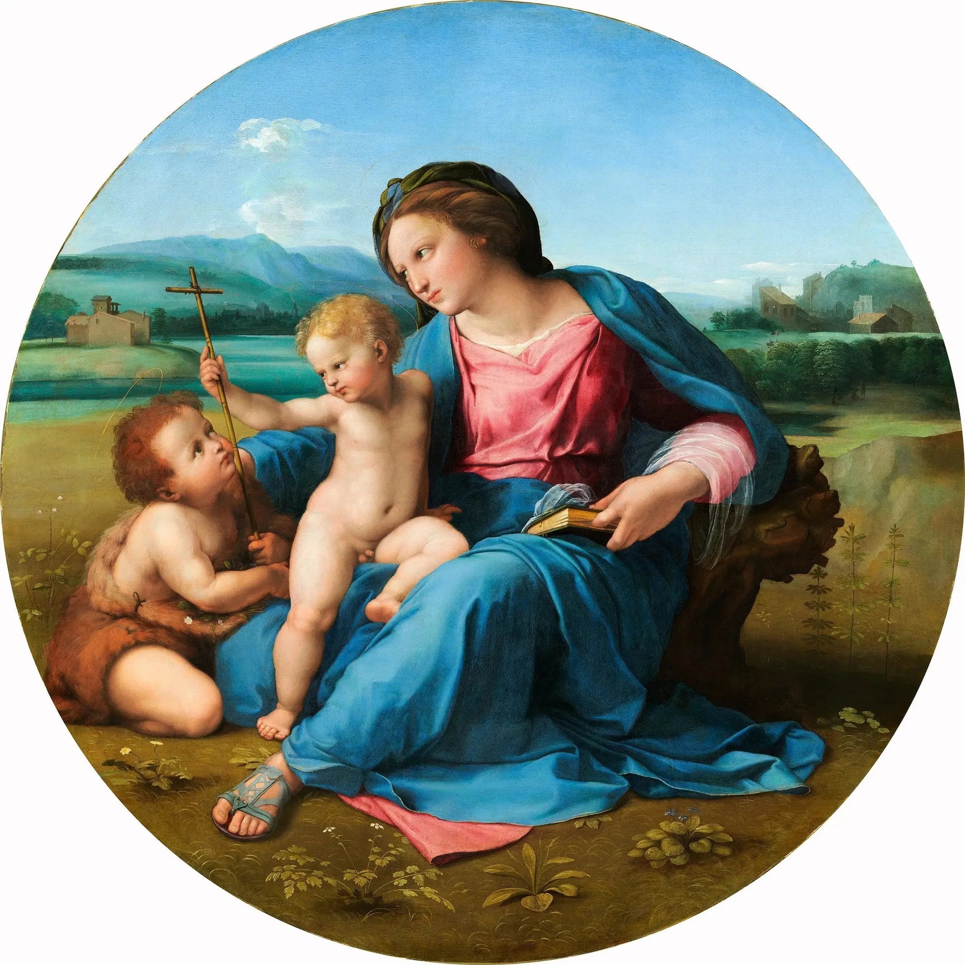 La Madone d'Alba - Raphaël Sanzio image 1 reproduction de peinture à l’huile