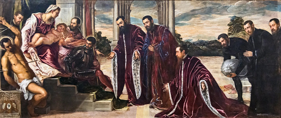 Die Madonna der Camerlenghi - Jacopo Tintoretto