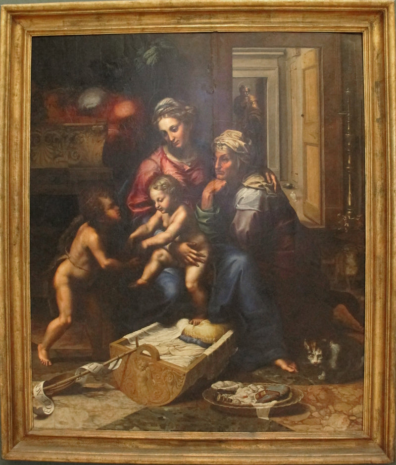 La Madone du chat - Giulio Romano