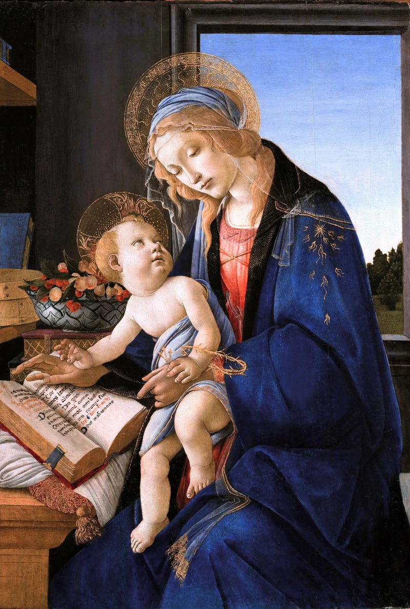 Die Madonna des Buches - Sandro Botticelli