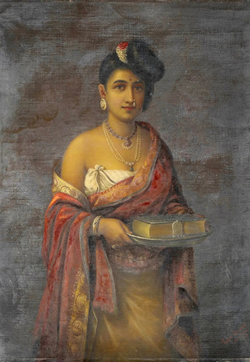 Die Maharani von Travancore - Ravi Varmâ