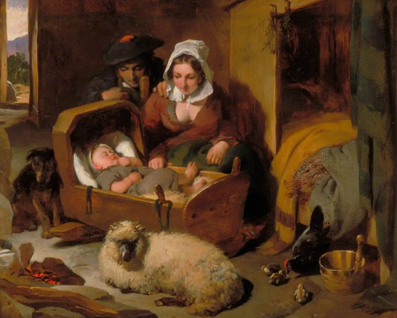 Das Haus eines Highland-Hirten - Edwin Henry Landseer