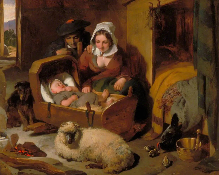 Das Haus eines Highland-Hirten - Edwin Henry Landseer